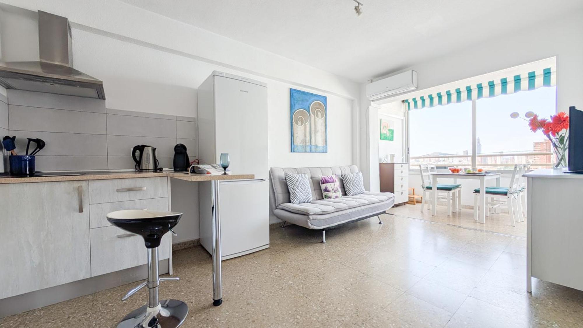 Pintor Sorolla Sea Front Apartment Μπένιντορμ Εξωτερικό φωτογραφία